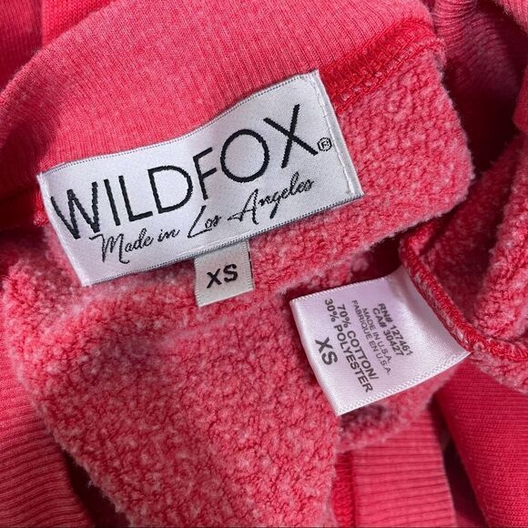 Wildfox Red Sorry For What I Said When It Was Monday Crewneck Sweatshirt - Picture 7 of 7